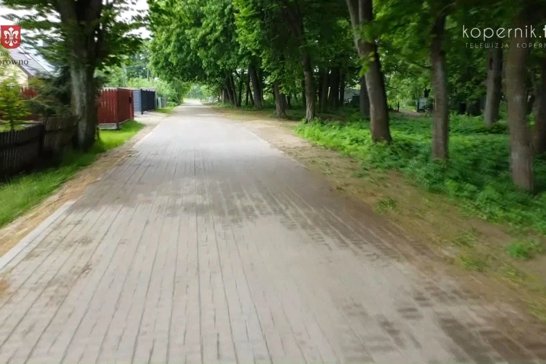 Nowe drogi w gminie Dąbrówno